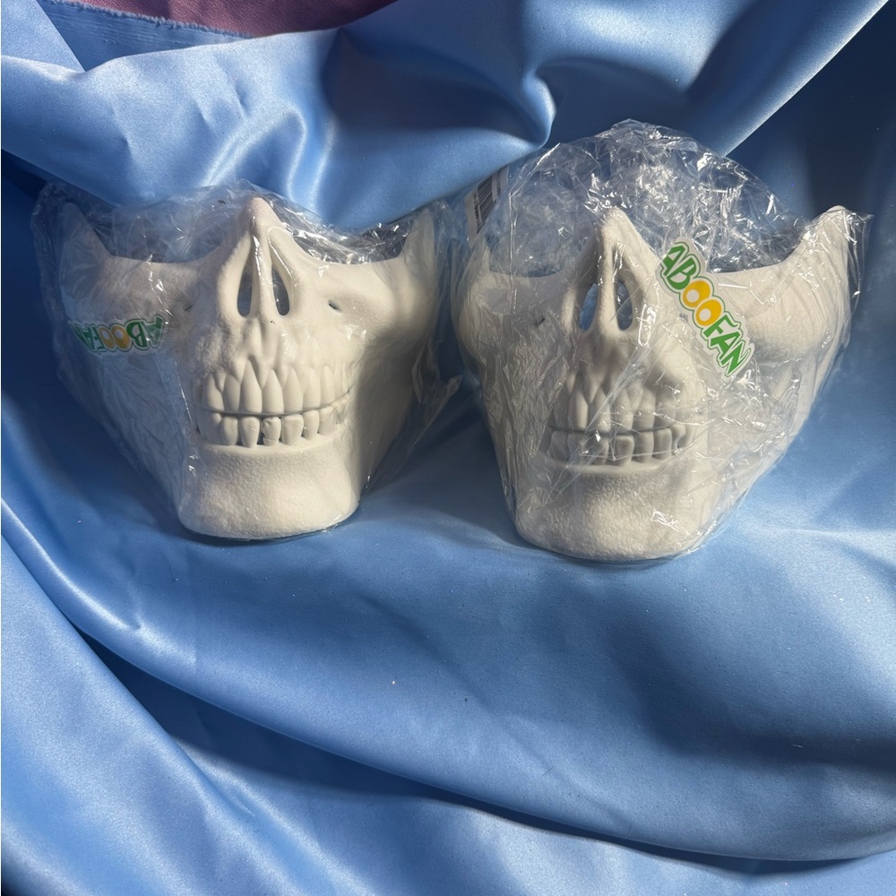White Skull Face Masks